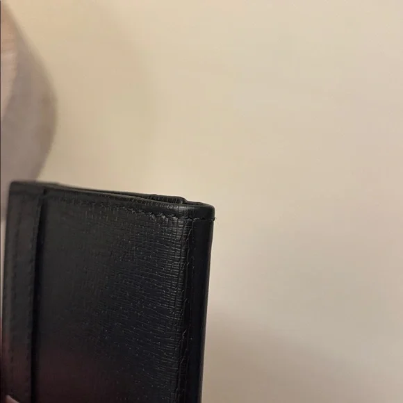 GUCCI BLACK LEATHER CARDHOLDER